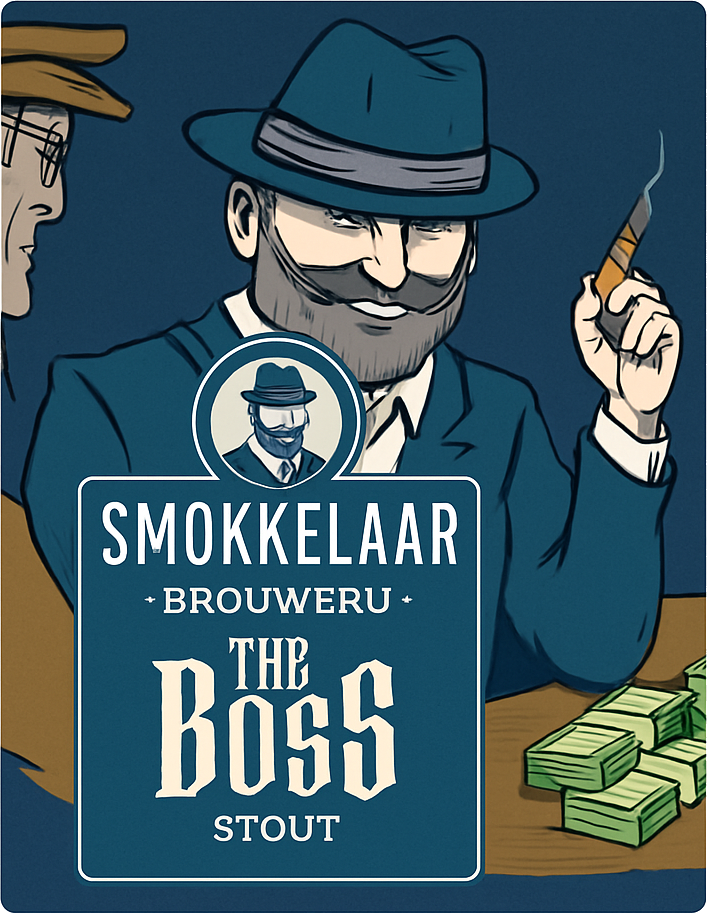 Etiket van De Smokkelaar The Boss