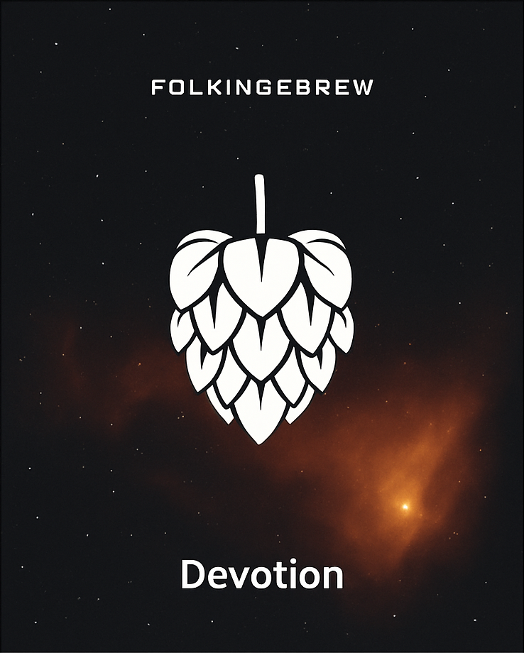 Etiket van Folkingebrew Devotion (Investor Collab #4)