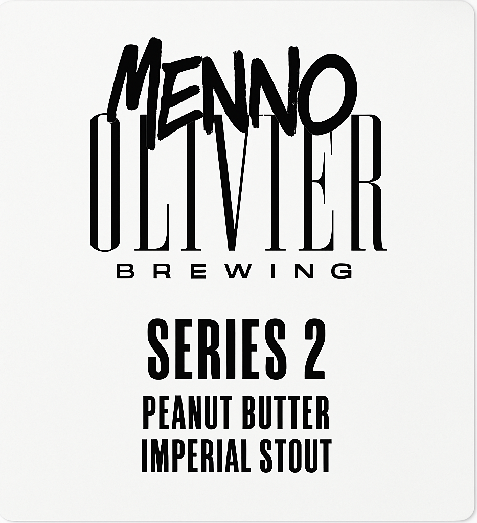 Etiket van Menno Olivier Series 2: Peanut Butter Imperial Stout