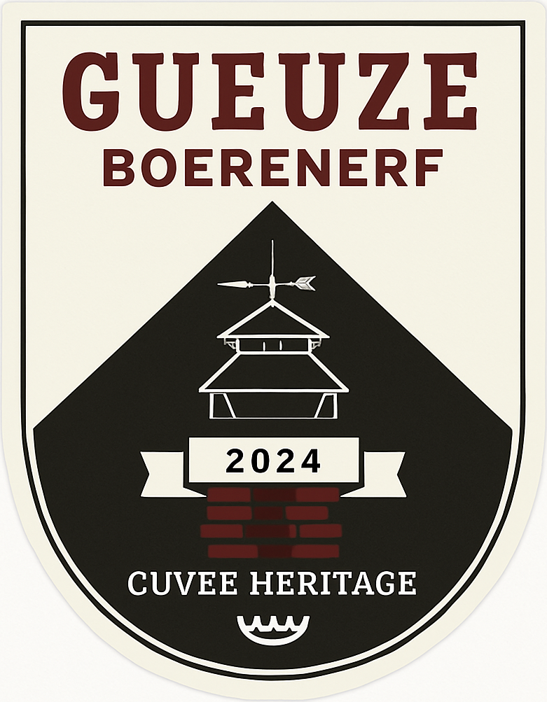 Etiket van Boerenerf Cuvee Heritage