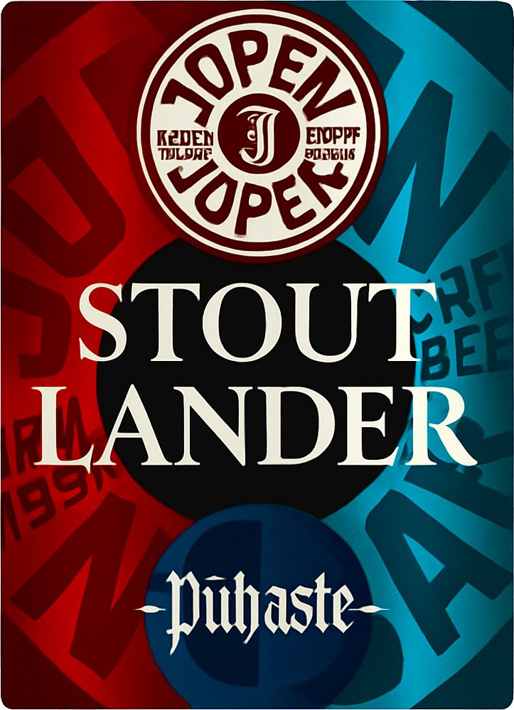 Etiket van Jopen x Puhaste Stoutlander