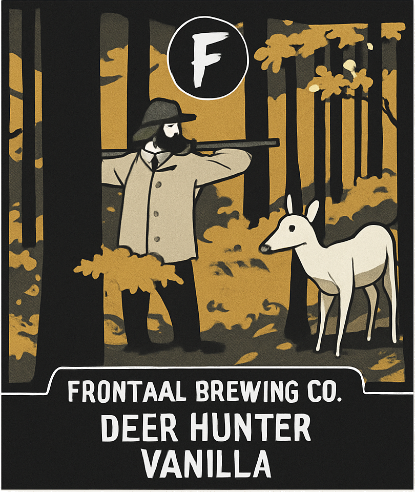 Etiket van Frontaal Deer Hunter Vanilla