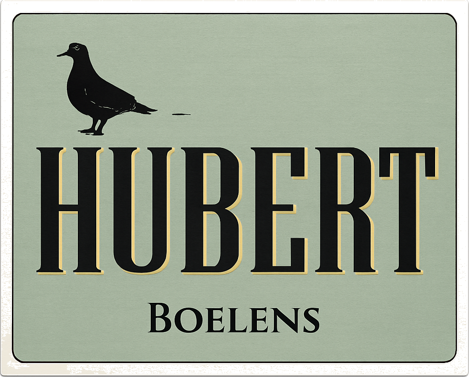 Etiket van Boelens Hubert