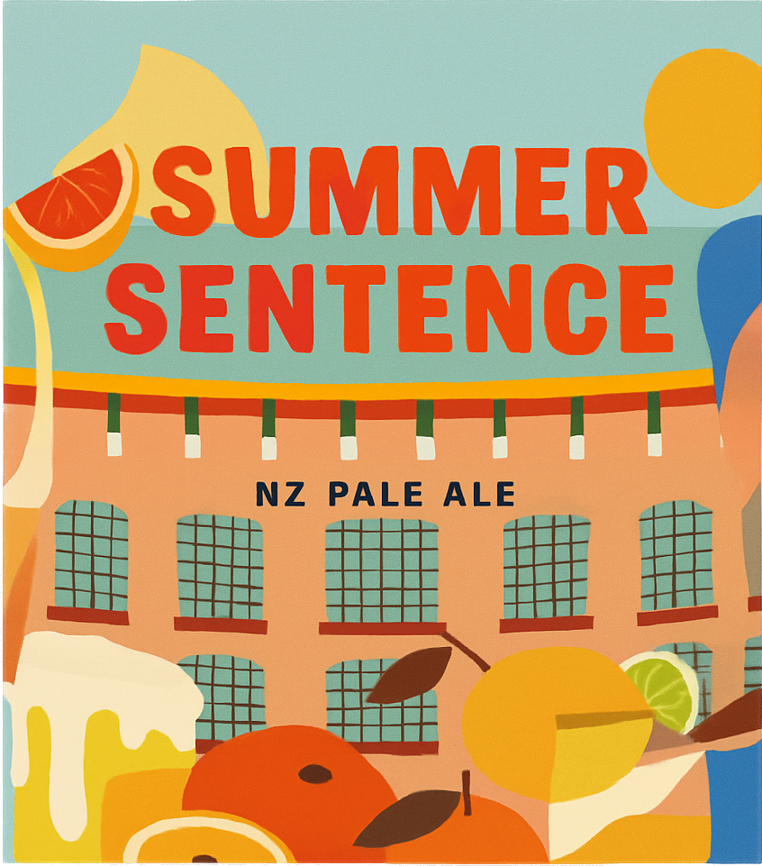 Etiket van Eleven Summer Sentence
