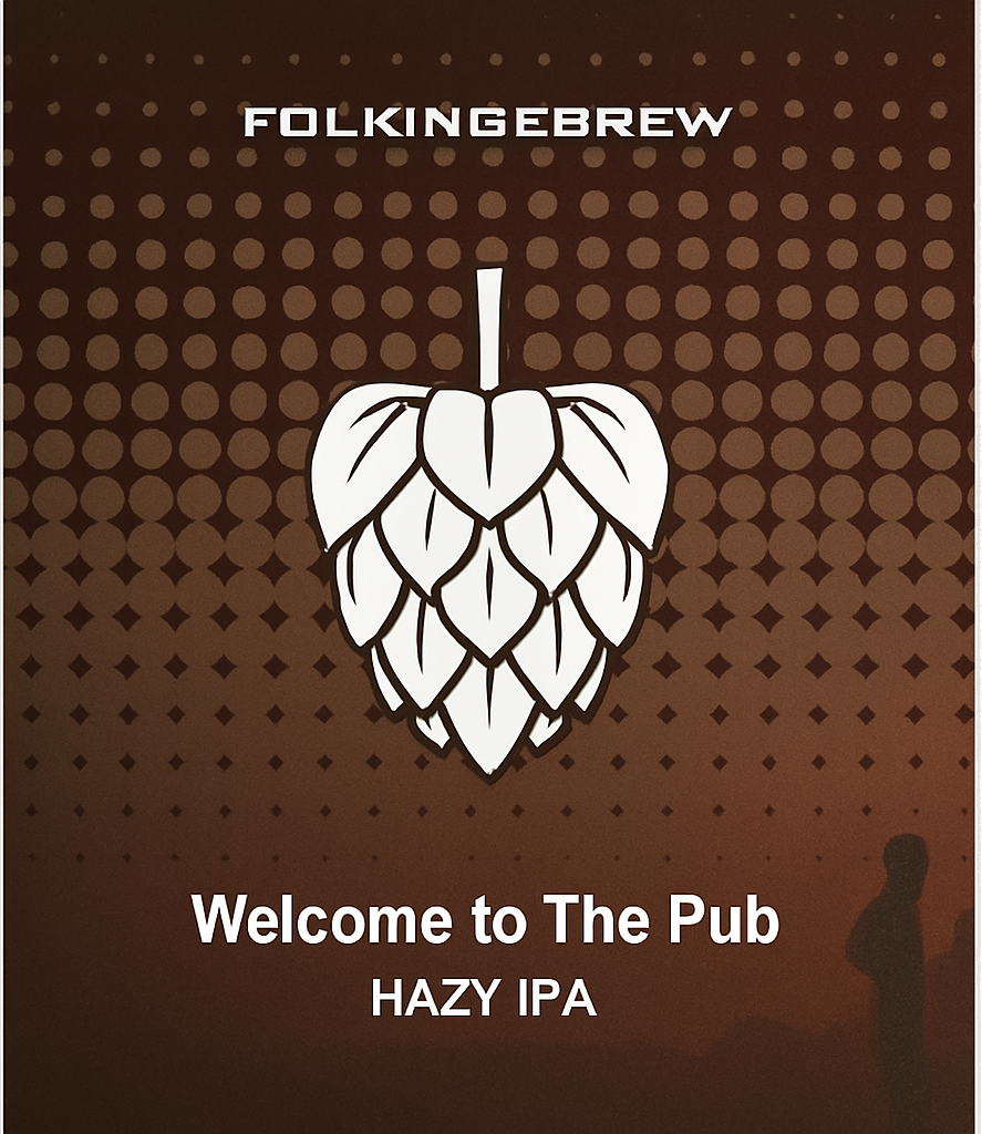 Etiket van Folkingebrew Welcome to The Pub