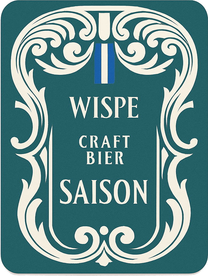 Etiket van Wispe Brut Imperial Saison