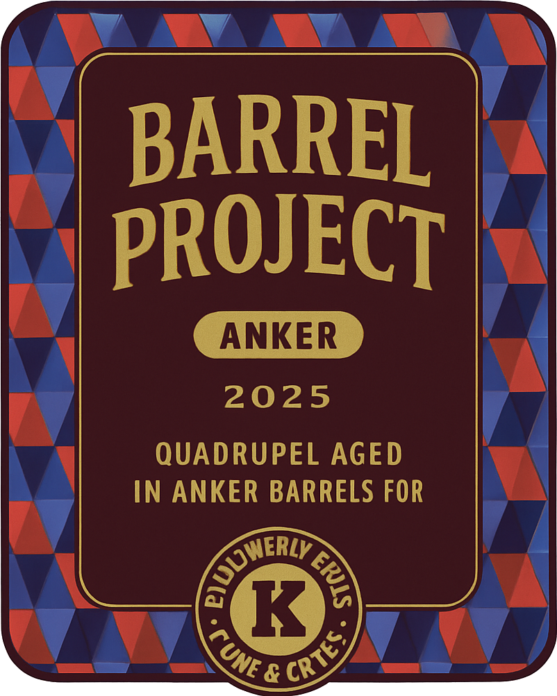 Etiket van Kees Barrel Project 2025 Het Anker