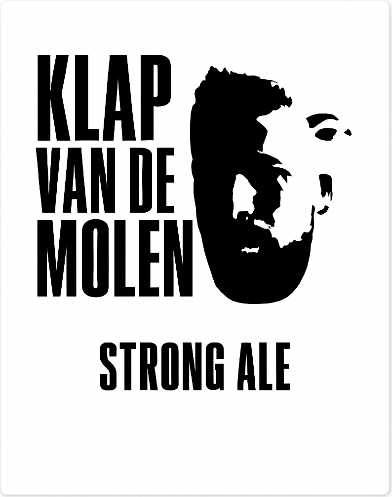 Etiket van Menno Olivier Klap Van De Molen