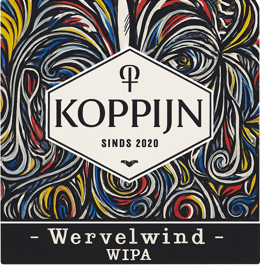 Etiket van Koppijn Wervelwind