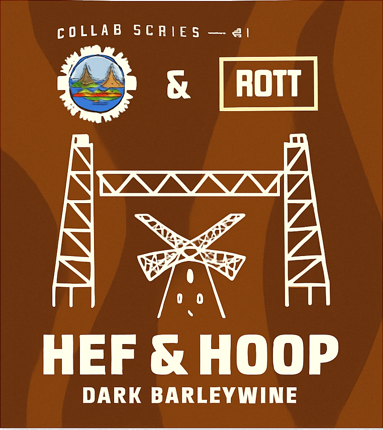 Etiket van Meuleneind x ROTT. Hef & Hoop
