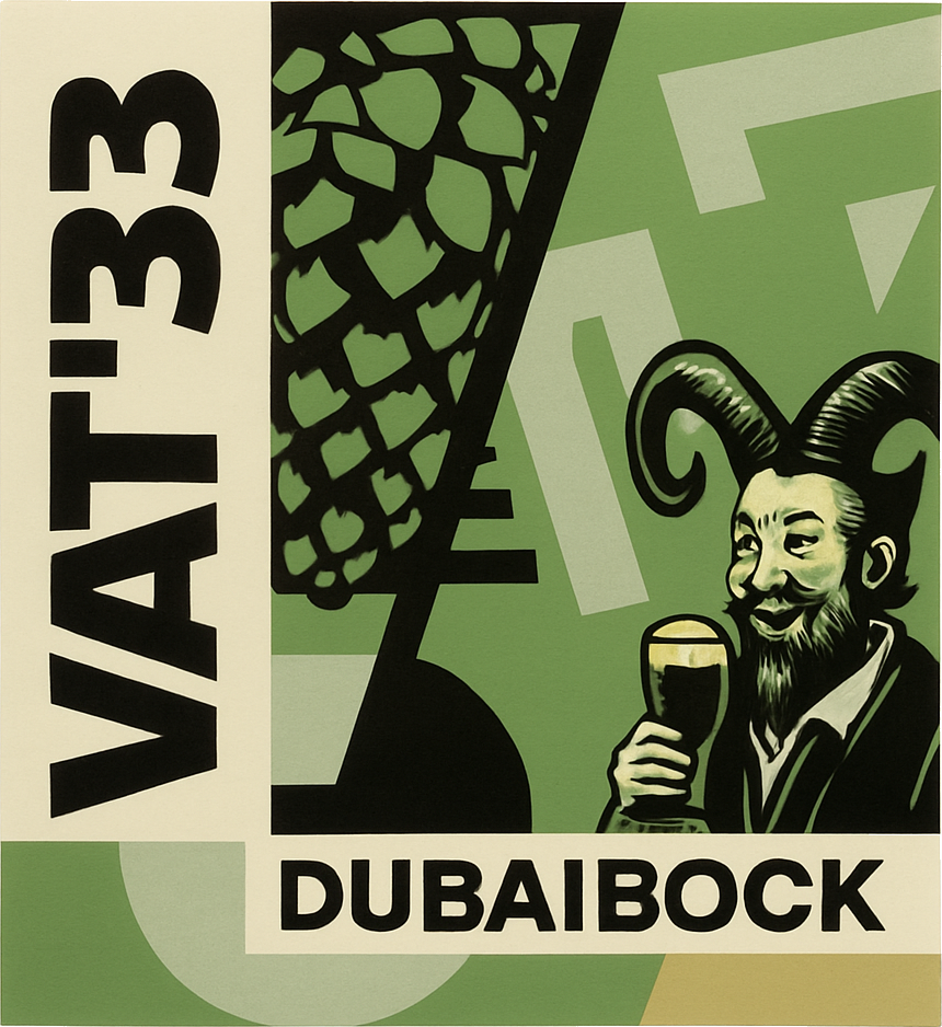 Etiket van Vat'33 Dubaibock