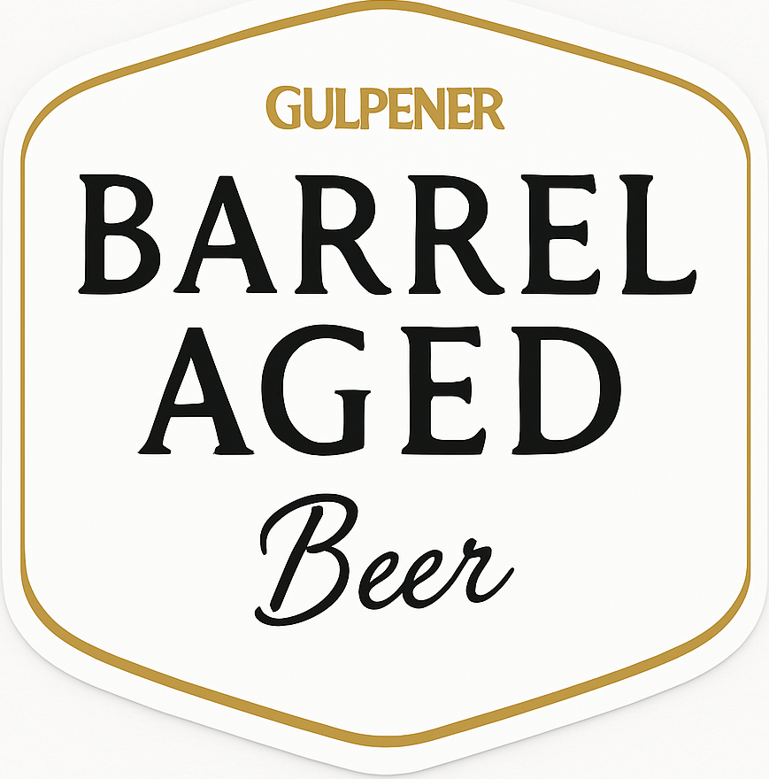 Etiket van Gulpener Quadrupel Scottish Whiskey Barrel Aged