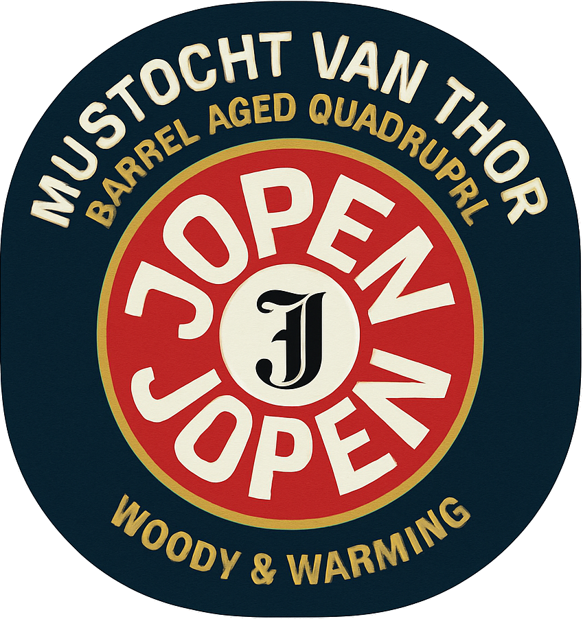Etiket van Jopen Kruistocht van Thomas
