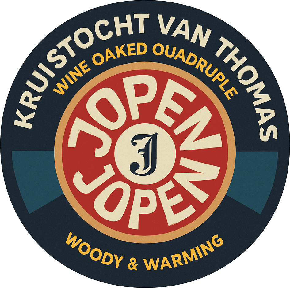 Etiket van Jopen Kruistocht van Thomas