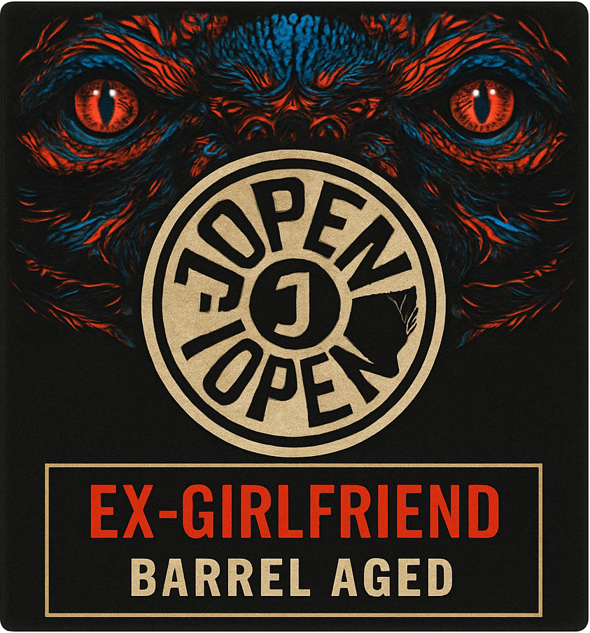 Etiket van Jopen Ex-Girlfriend 2025 Tawny Port BA