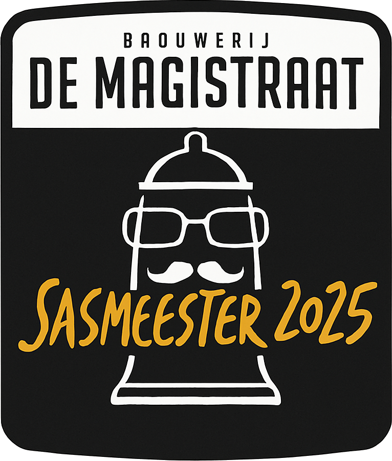 Etiket van De Magistraat Sasmeester 2025