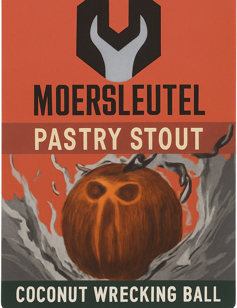 Etiket van Moersleutel Coconut Wrecking Ball