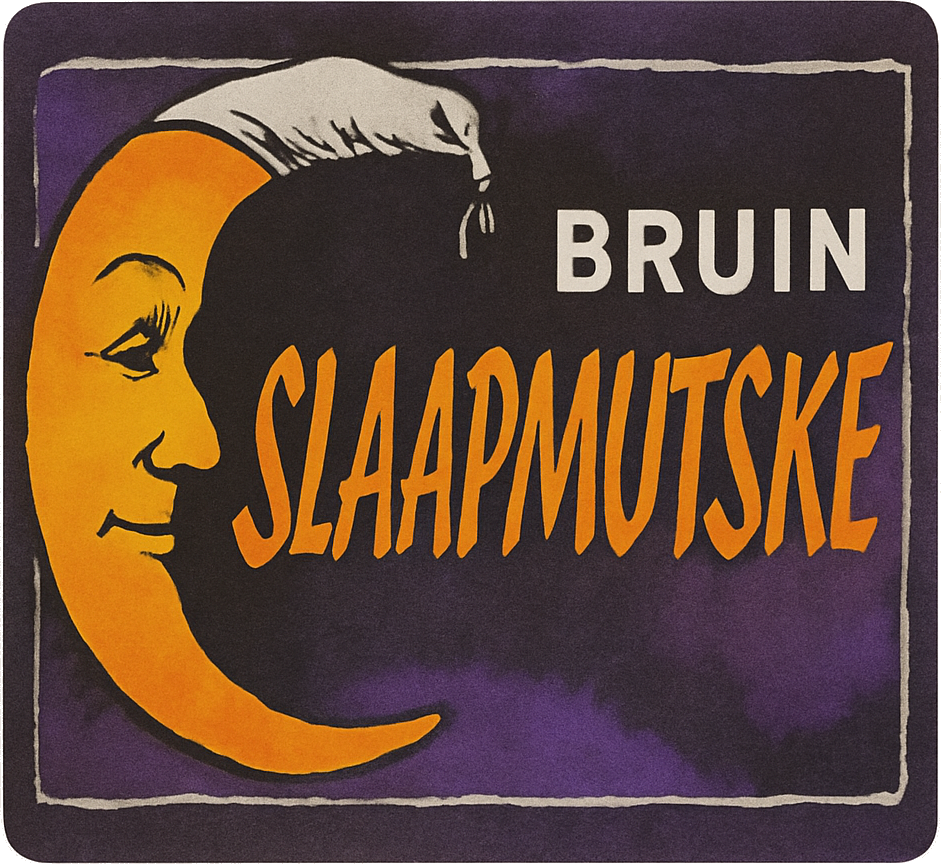 Etiket van Slaapmutske Bruin