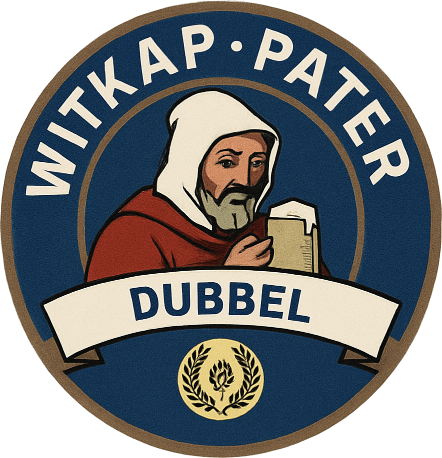Etiket van Witkap Pater Dubbel