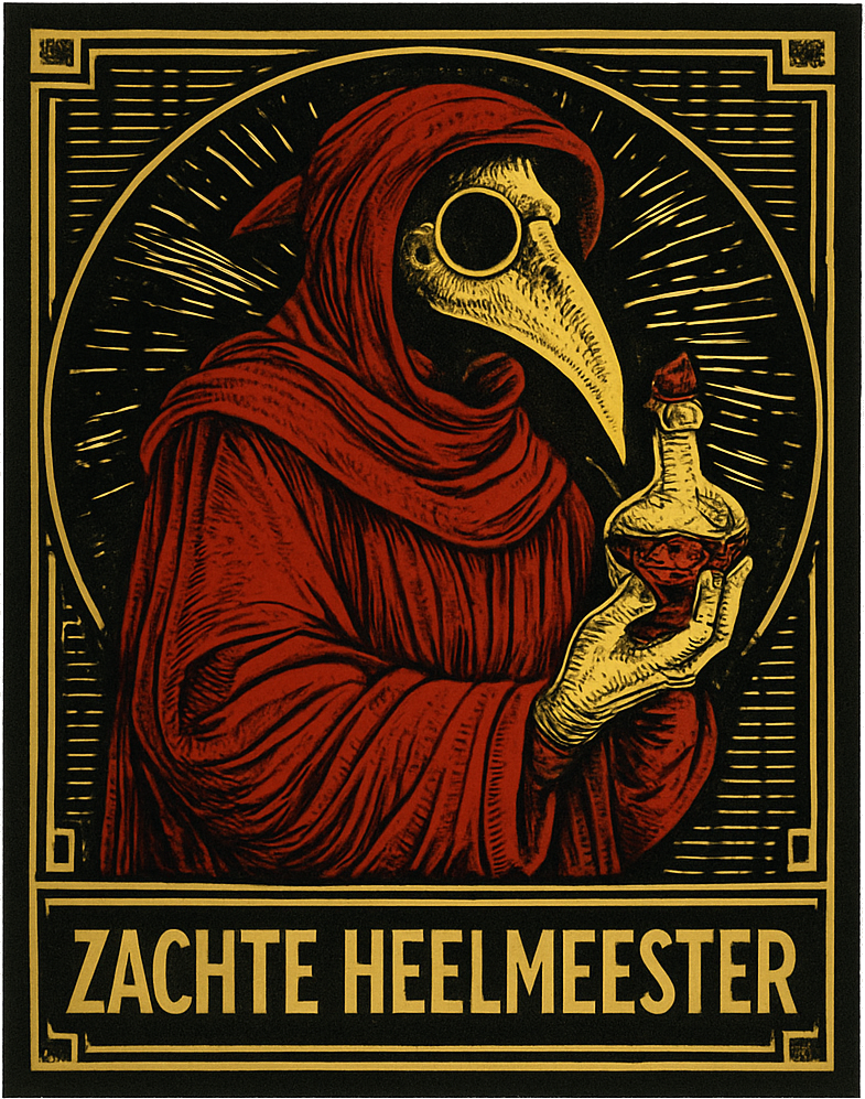 Etiket van Engelbertus Zachte Heelmeester