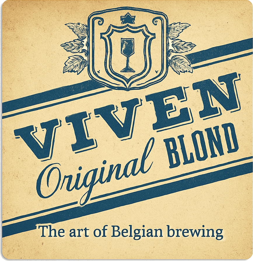 Etiket van Viven Original Blond
