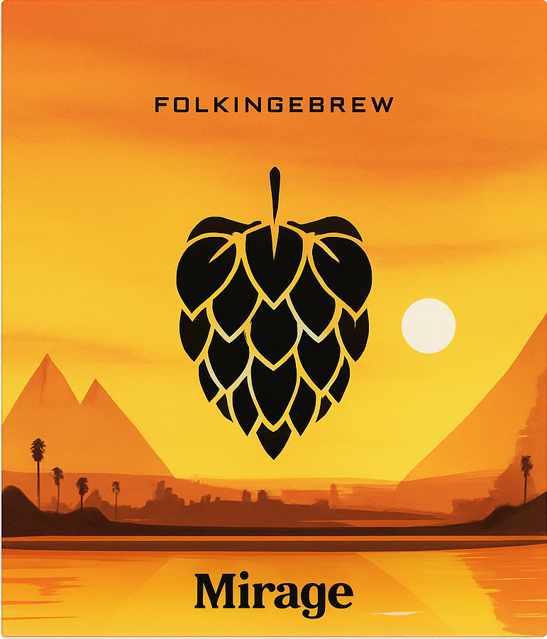Etiket van Folkingebrew Mirage