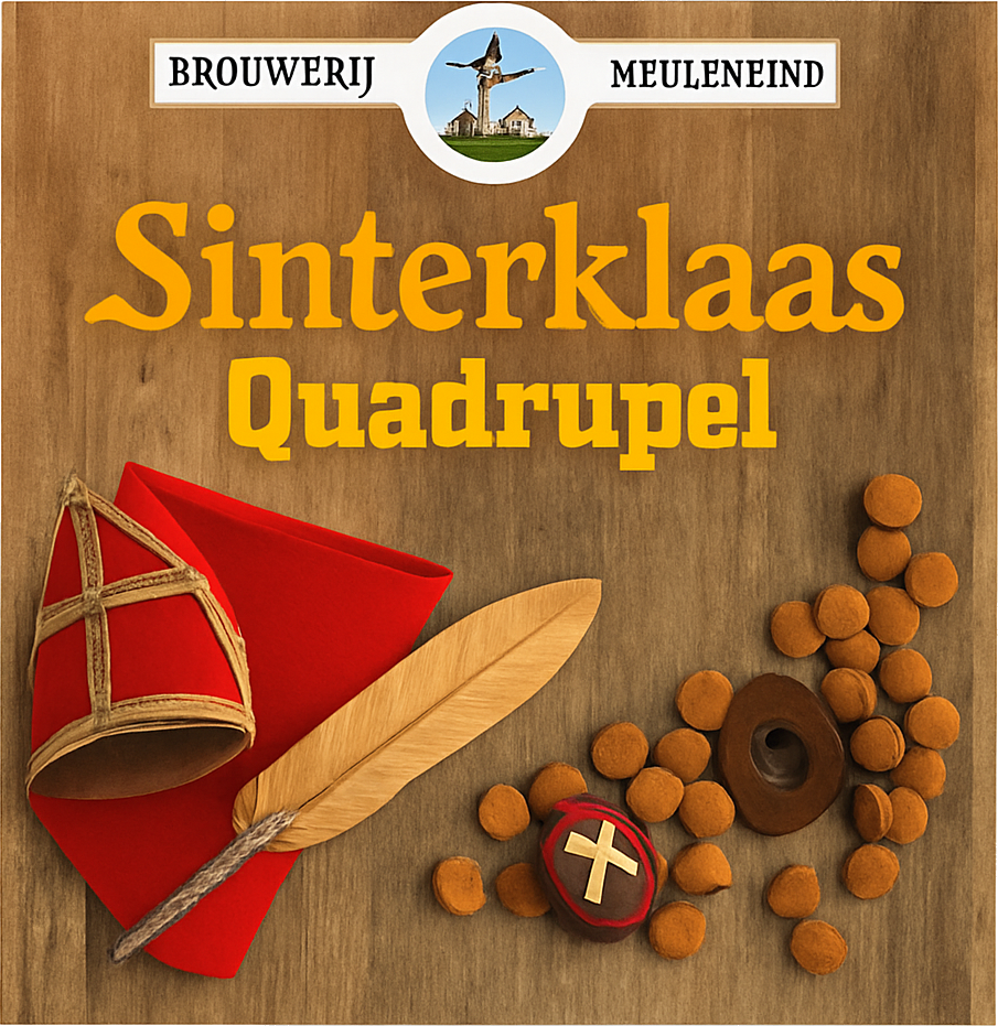 Etiket van Meuleneind Sinterklaas Quadrupel