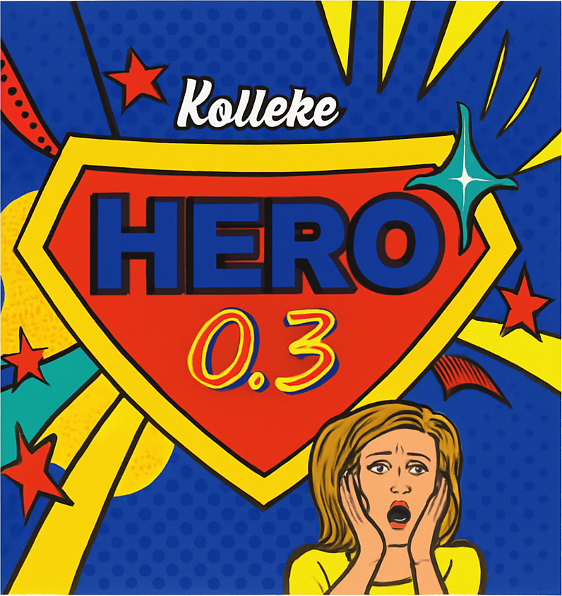 Etiket van Kolleke Hero 0.3