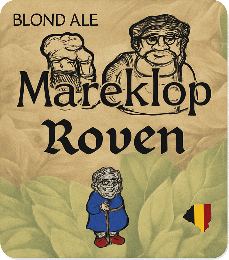 Etiket van Mareklop Ne Koven