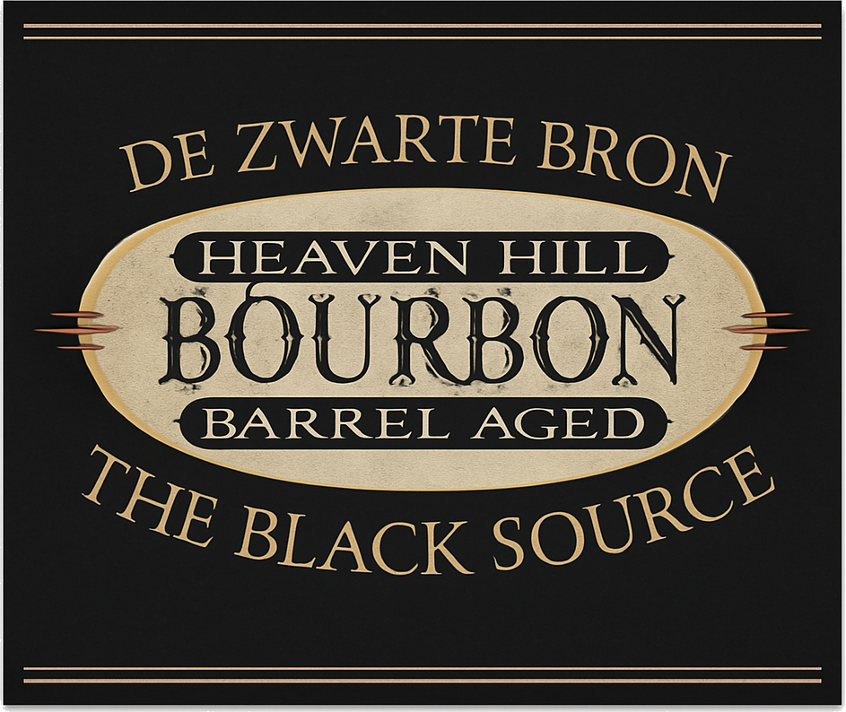 Etiket van Corbillard Danse Macabre Heaven Hill Bourbon BA