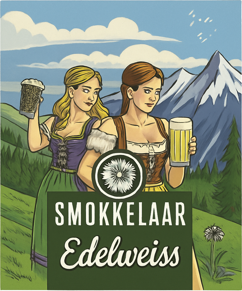 Etiket van De Smokkelaar Edelweiss