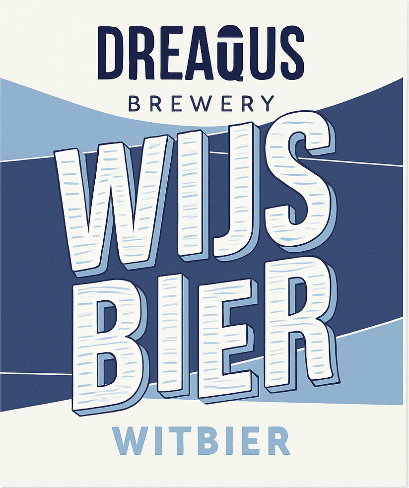 Etiket van DreaQus Wijs Bier