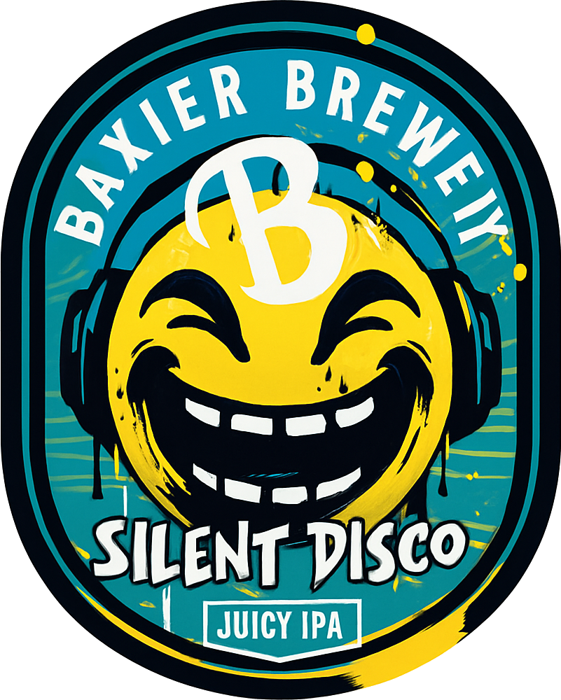 Etiket van Baxbier Silent Disco