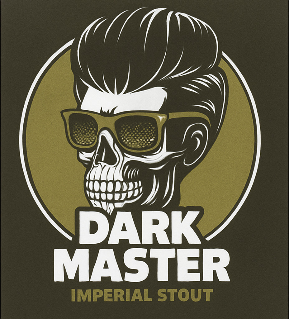 Etiket van De Meester Dark Master