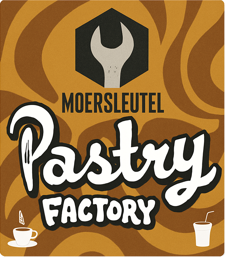 Etiket van Moersleutel Pastry Factory Espresso Quad