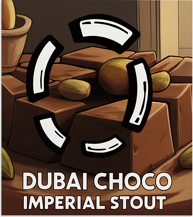 Etiket van LOST Dubai Choco