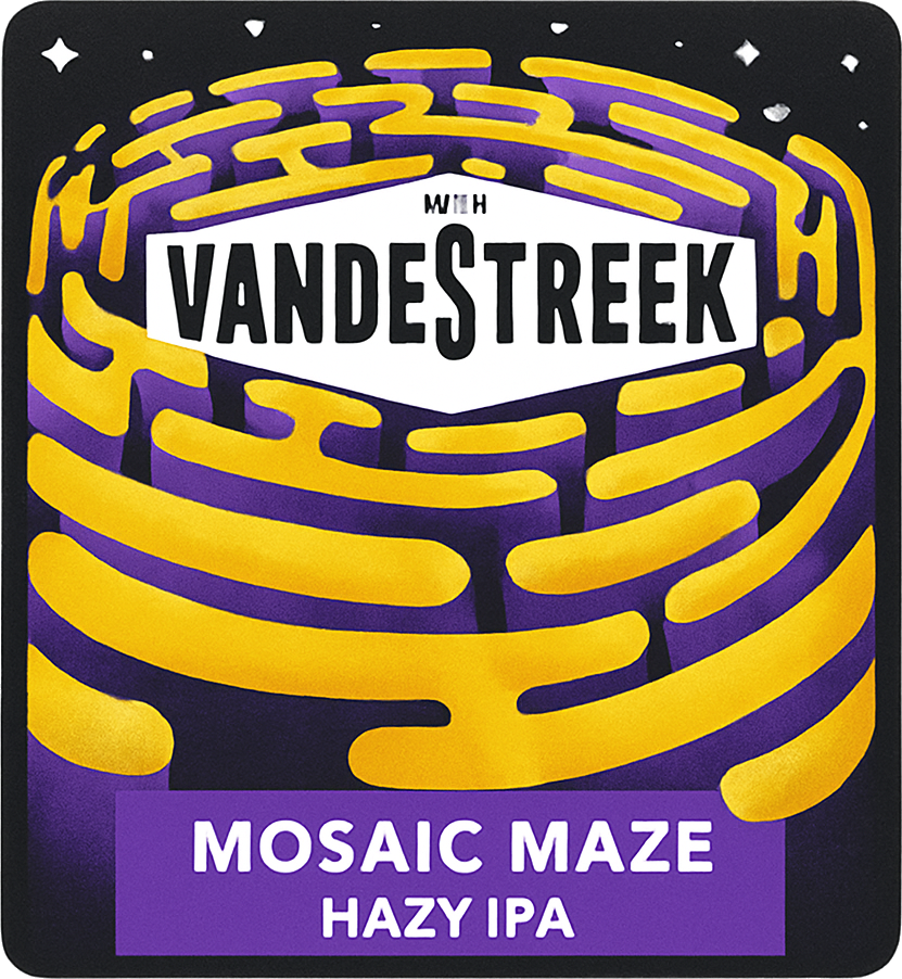 Etiket van vandeStreek Mosaic Maze