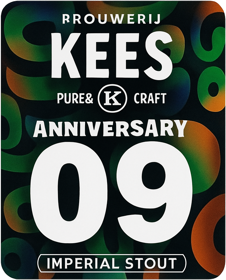 Etiket van Kees Anniversary no. 09