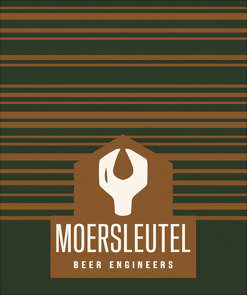 Etiket van Moersleutel Barcode Copper & Obsidian