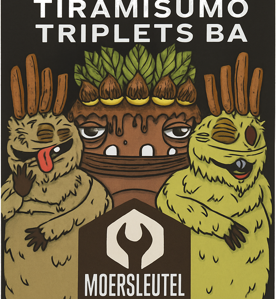 Etiket van Moersleutel Tiramisumo Triplets BA