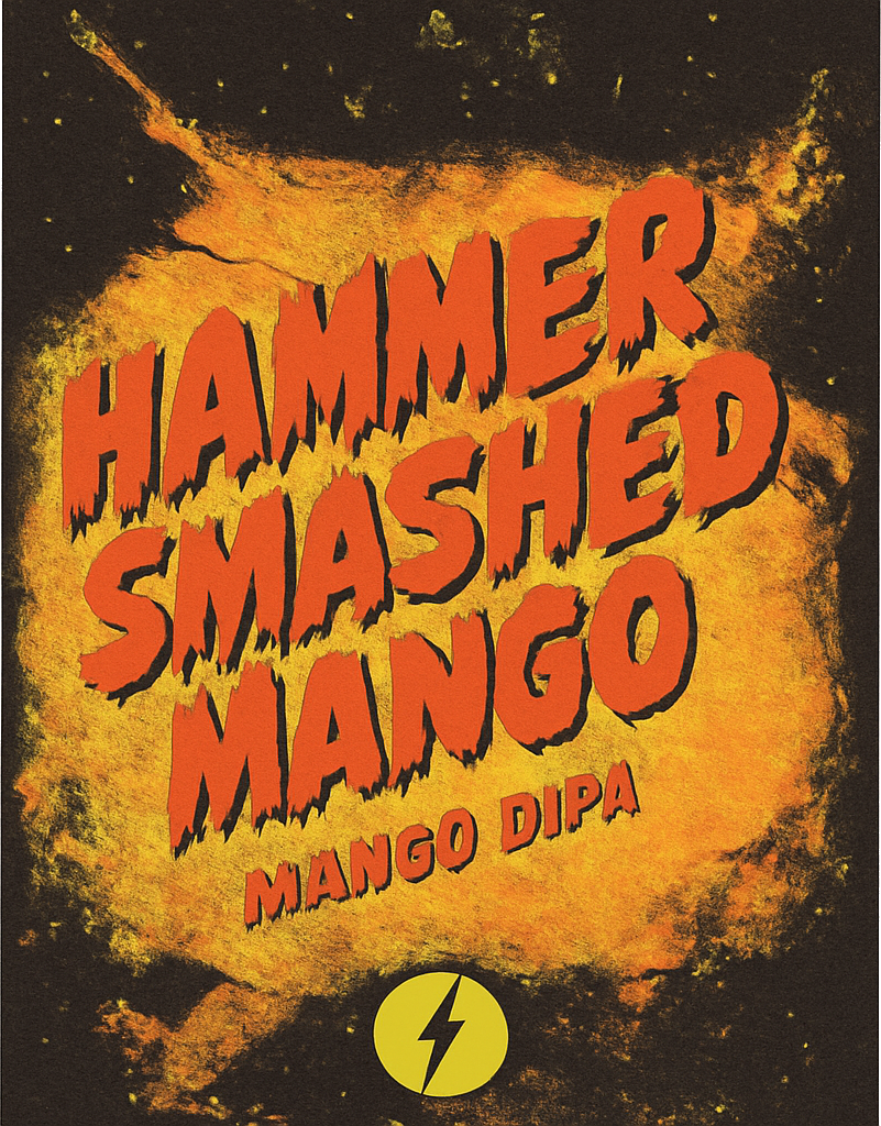 Etiket van Bliksem Hammer Smashed Mango
