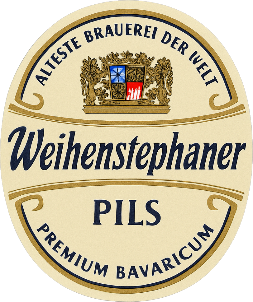 Etiket van Weihenstephaner Pils