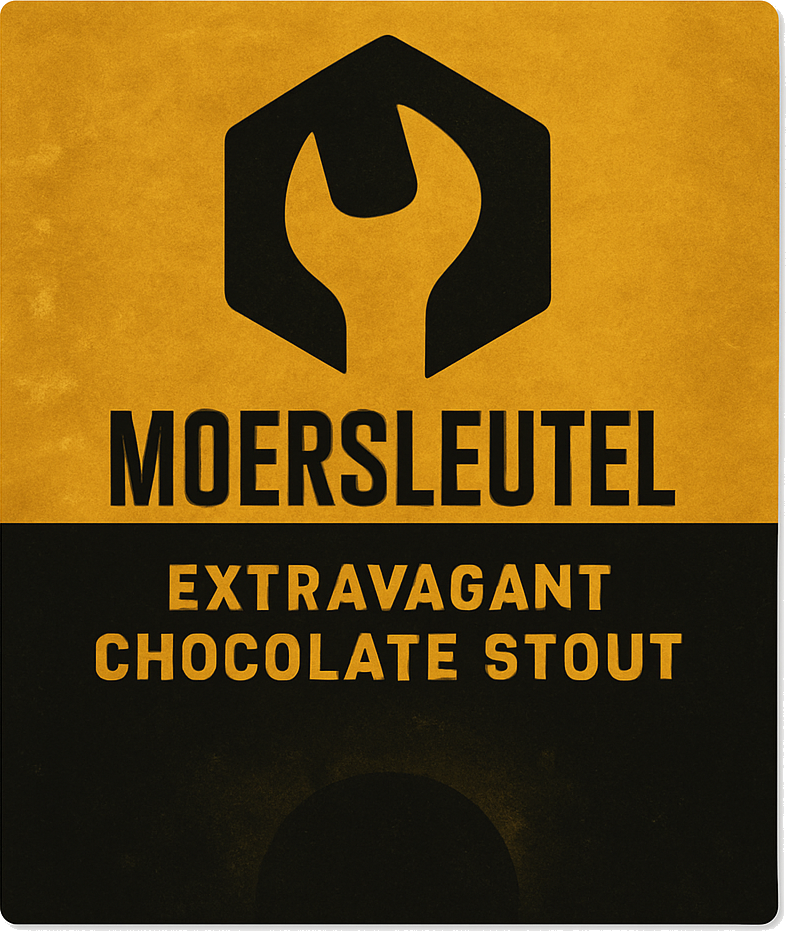 Etiket van Moersleutel Extravagant Chocolate Stout