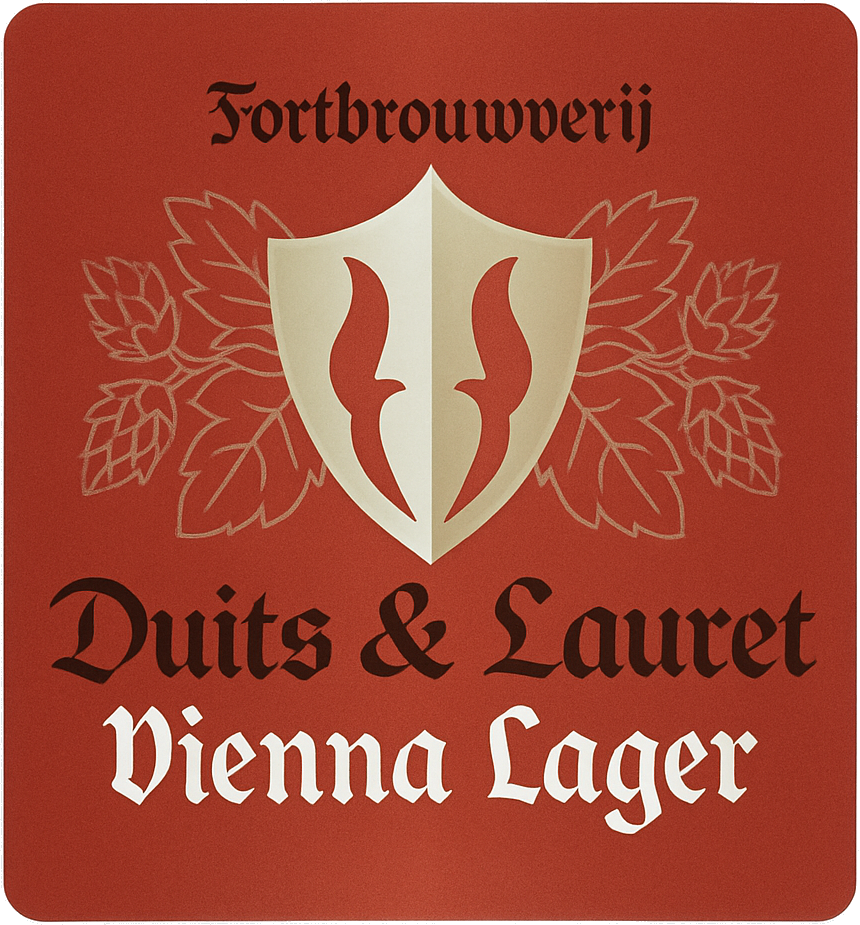 Etiket van Duits & Lauret Vienna Lager