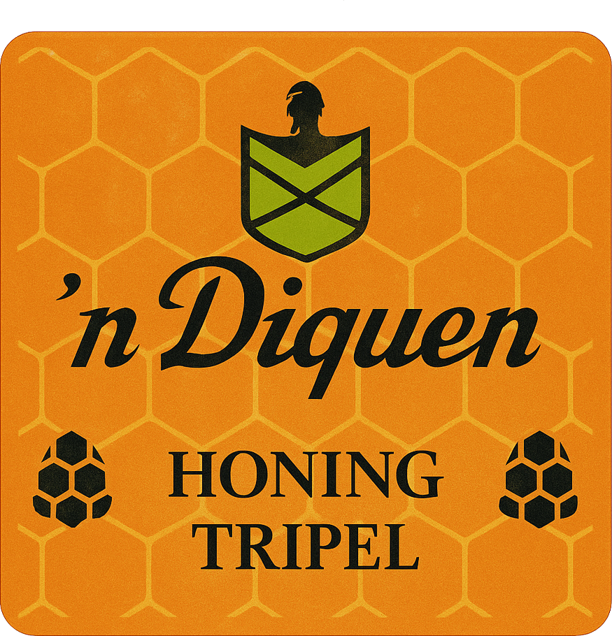 Etiket van 'n Diquen Honing Tripel