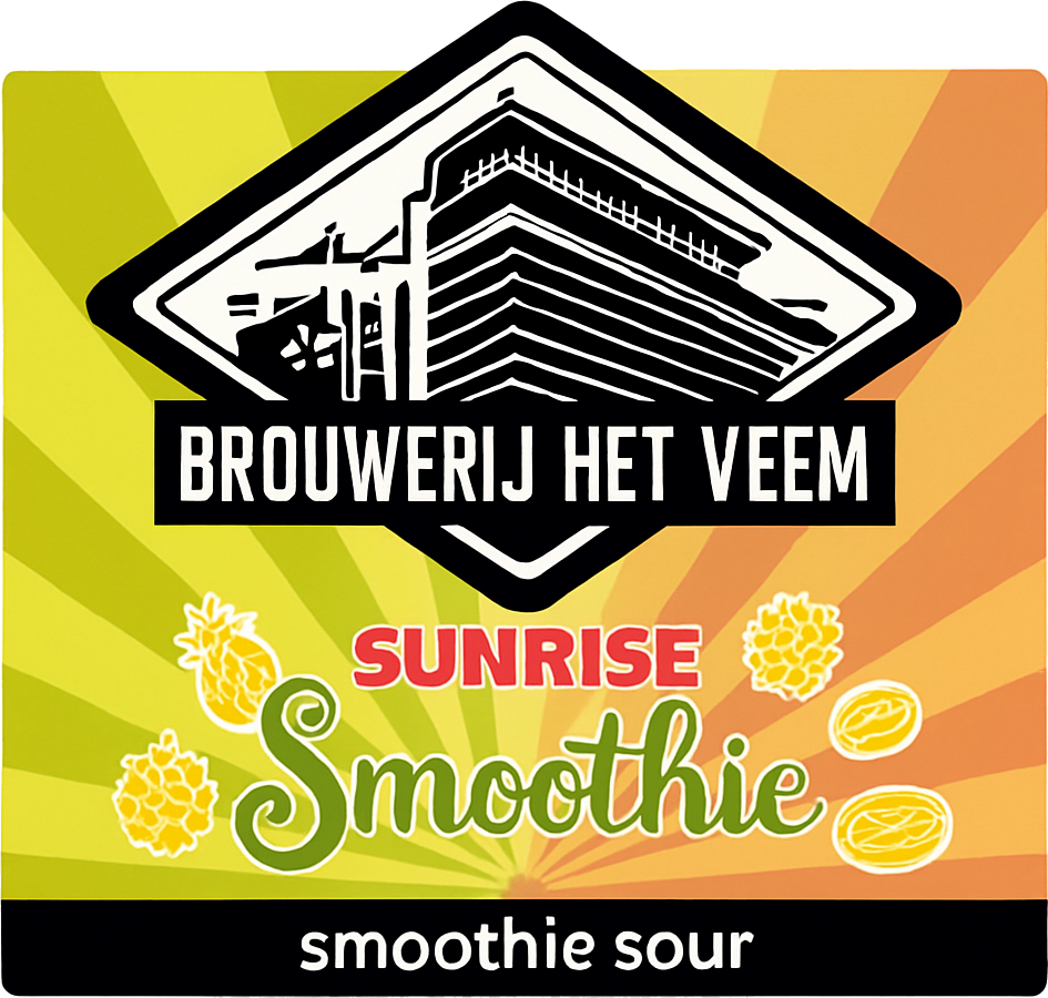 Etiket van Veem Sunrise Smoothie