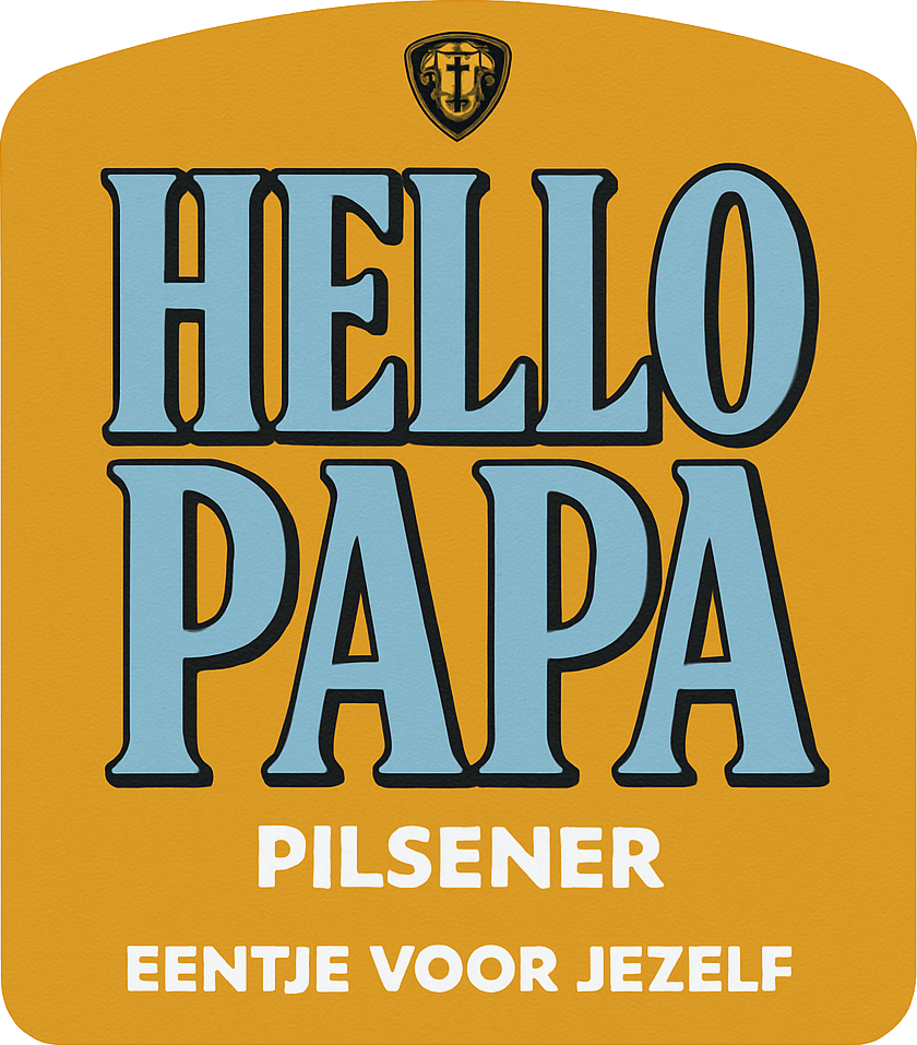 Etiket van Hello Papa