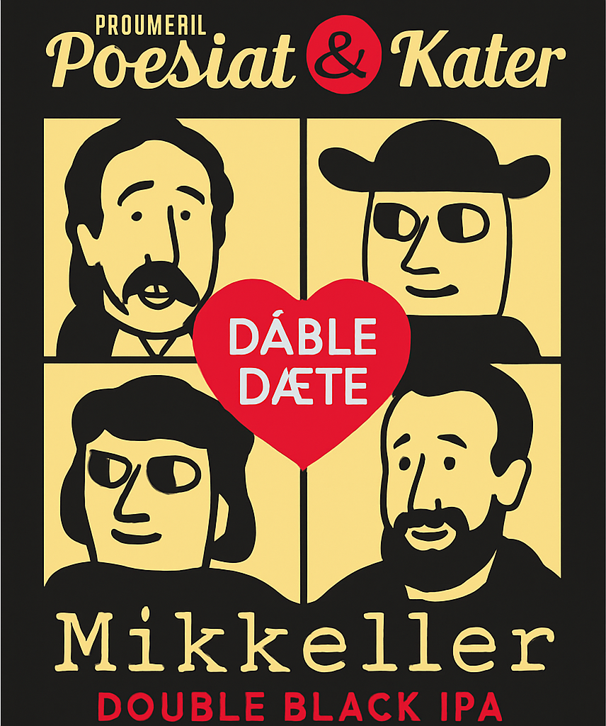 Etiket van Poesiat x Mikkeller Double Date