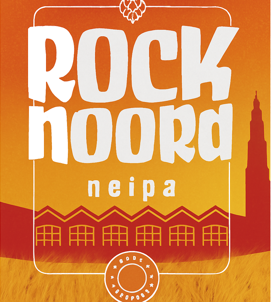 Etiket van Eggens Rock Noord