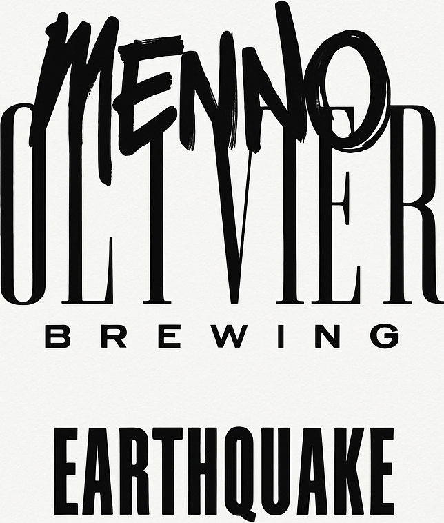 Etiket van Menno Olivier Earthquake
